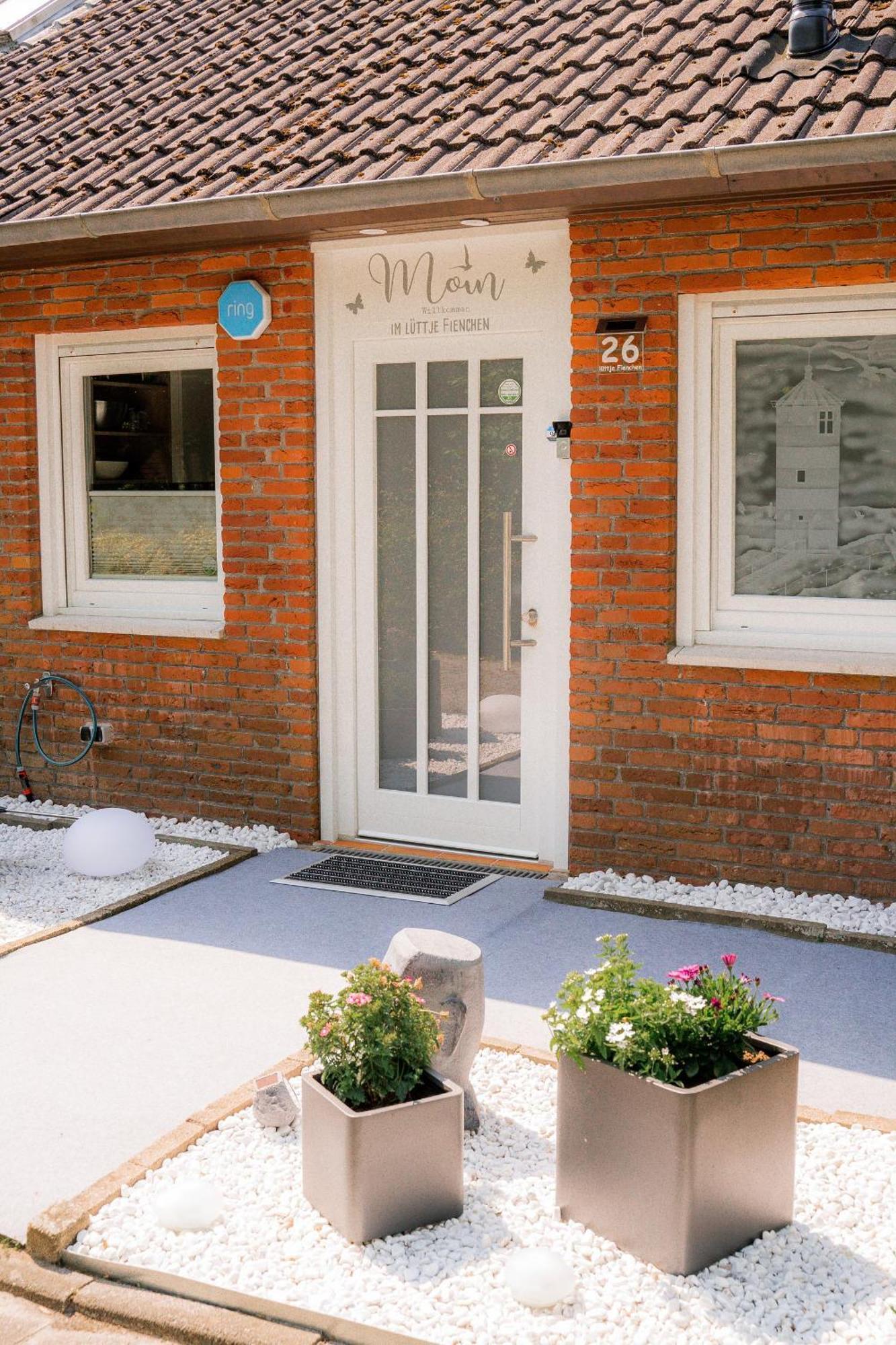 Kleines Ferienhaus Bei Greetsiel - Hunde Willkommen Krummhörn Exteriör bild